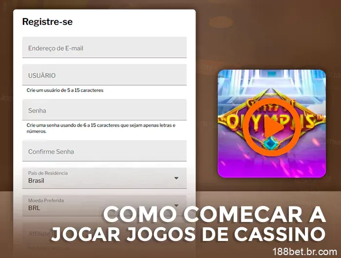 Começar a jogar no cassino online 188Bet