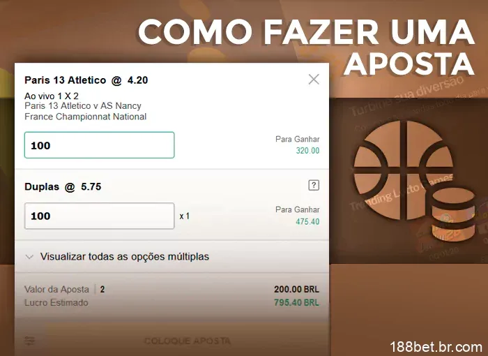 Como apostar na 188Bet