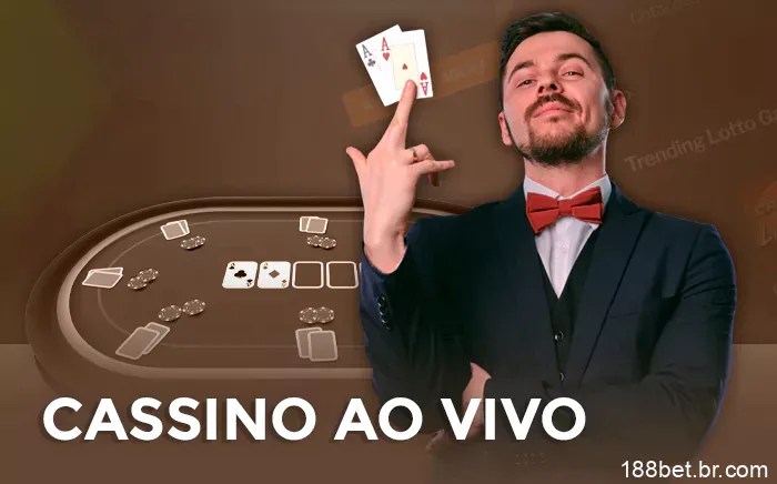 Jogos ao vivo na seção de cassino online da 188Bet