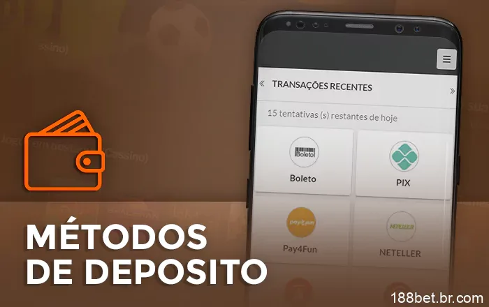 Métodos de pagamento para retirada de dinheiro no aplicativo 188Bet
