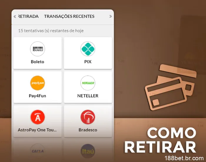 O processo de retirada de dinheiro da 188bet