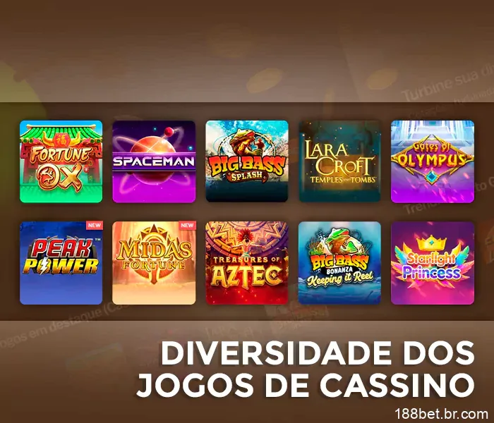 Variedade de jogos da 188Bet
